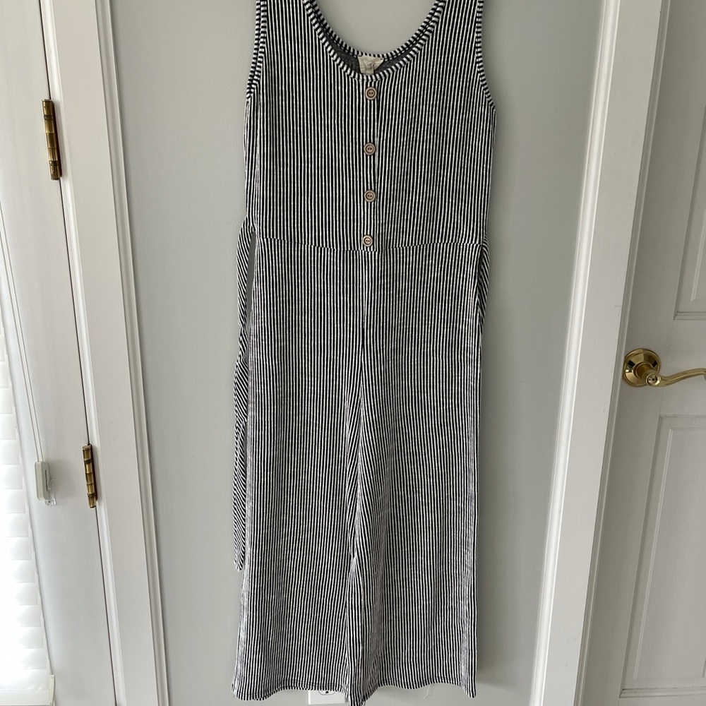 Striped Wide leg jumpsuit